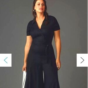 Black Maeve wide leg jumpsuit